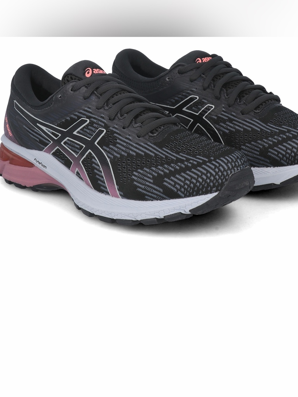 ASICS GT 2000-8 Running shoes 
Black with Pink Accent Women's Running Sneakers